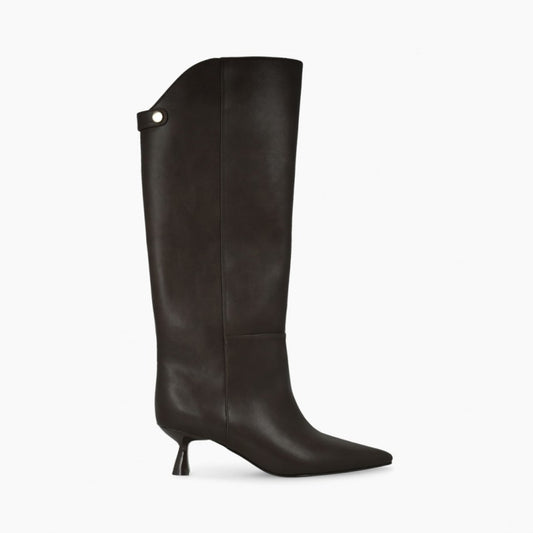 Lodi brown leather knee high  boots