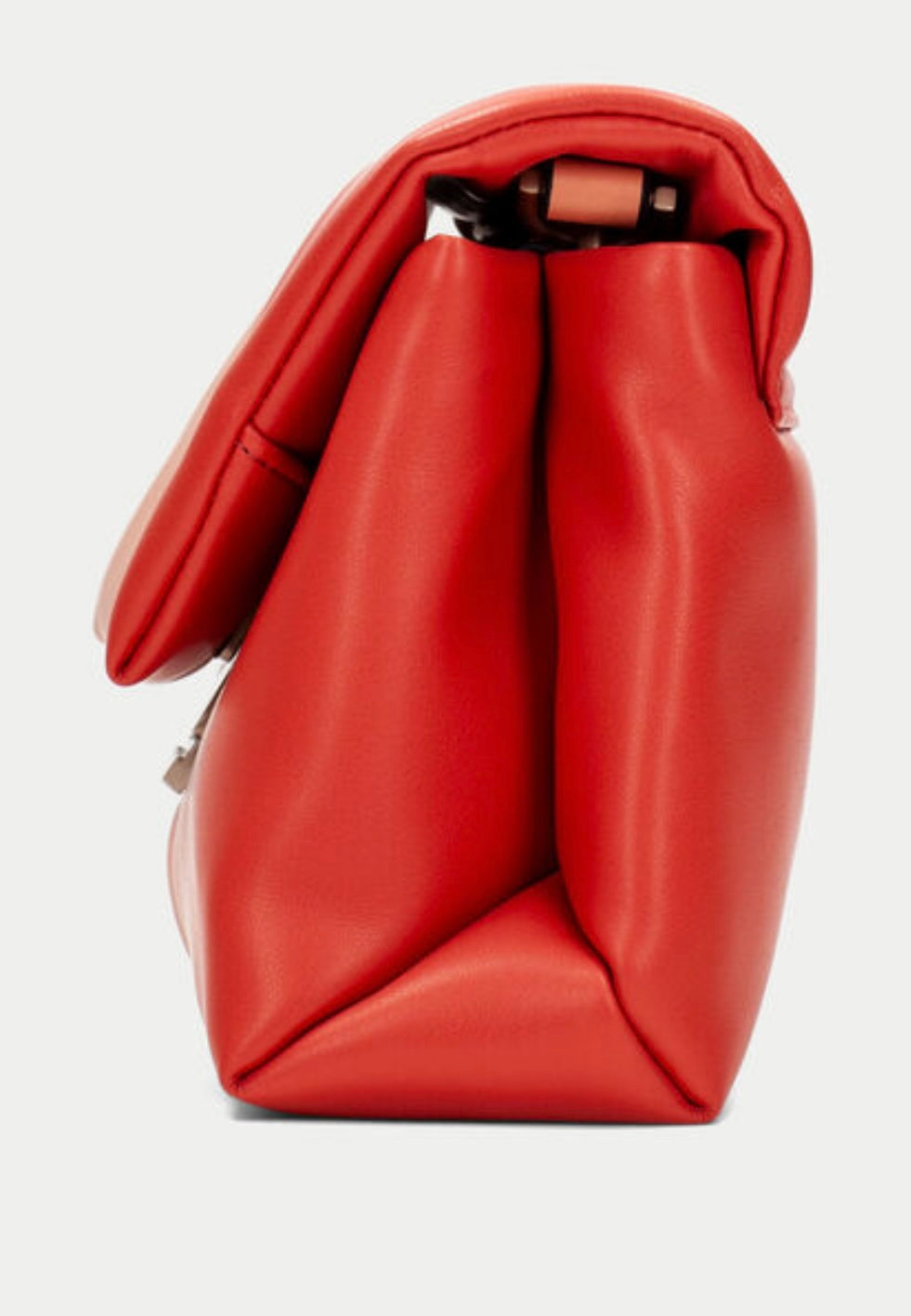 Hispanitas coral leather shoulder bag in two tone design