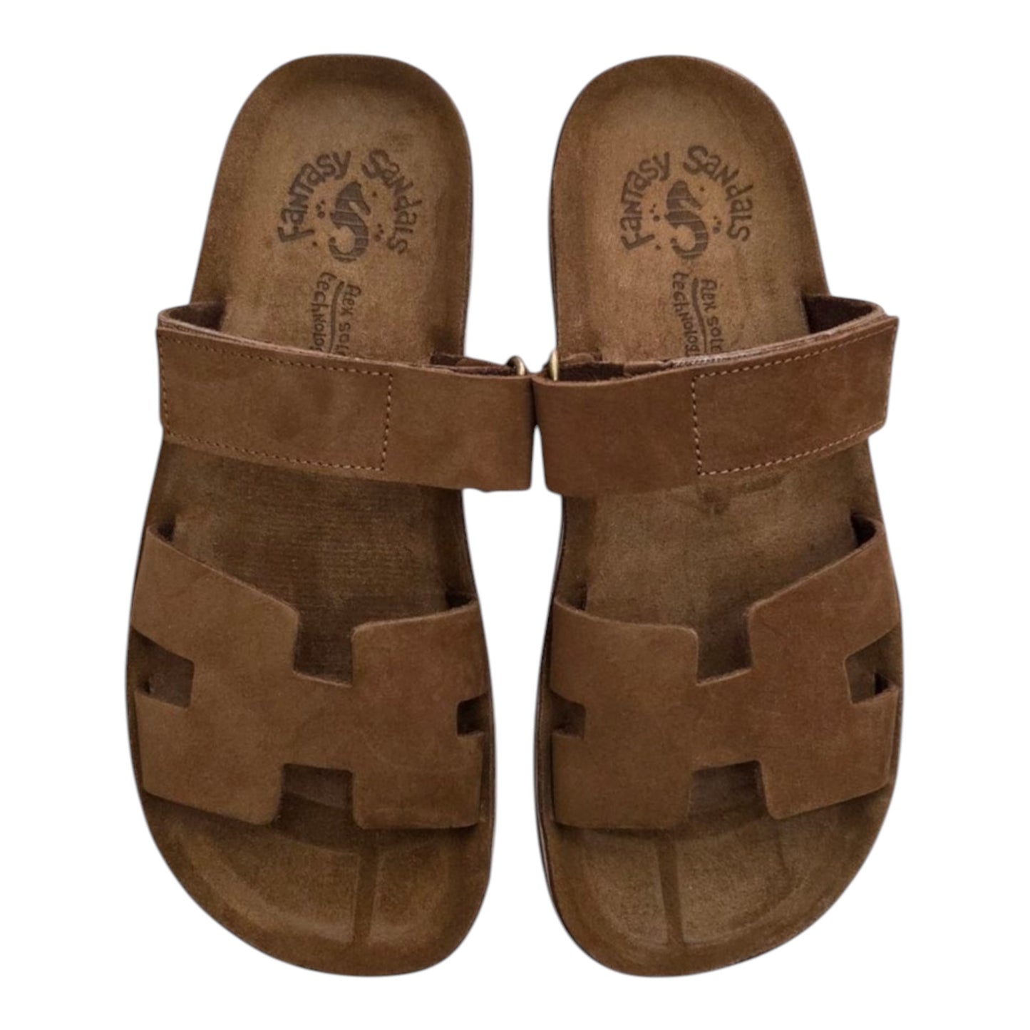 Fantasy brown nubuck sandals