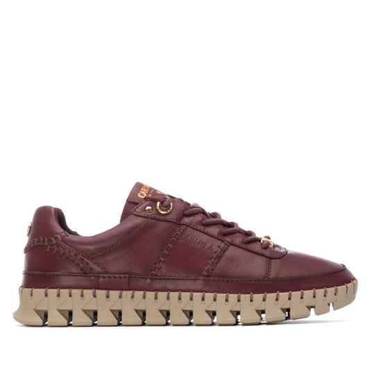 Carmela burgundy leather sneakers