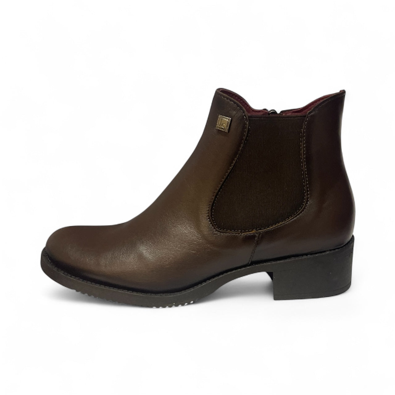 Jose Saenz brown leather ankle boots