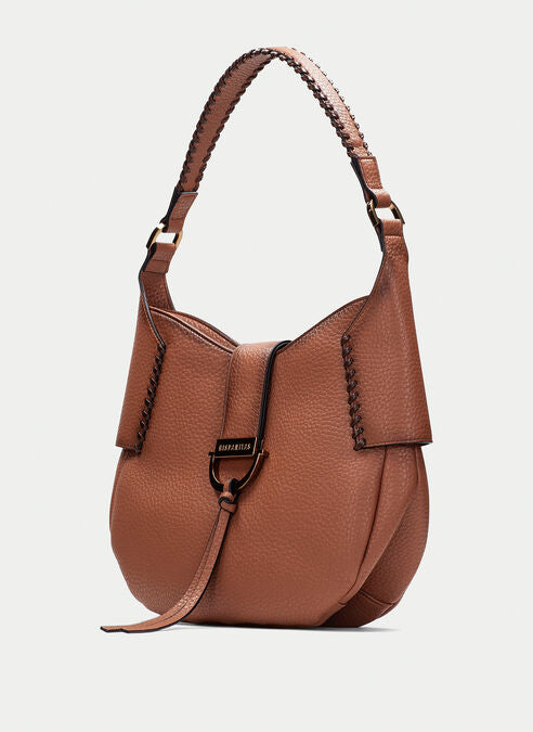 Hispanitas tan leather shoulder bag