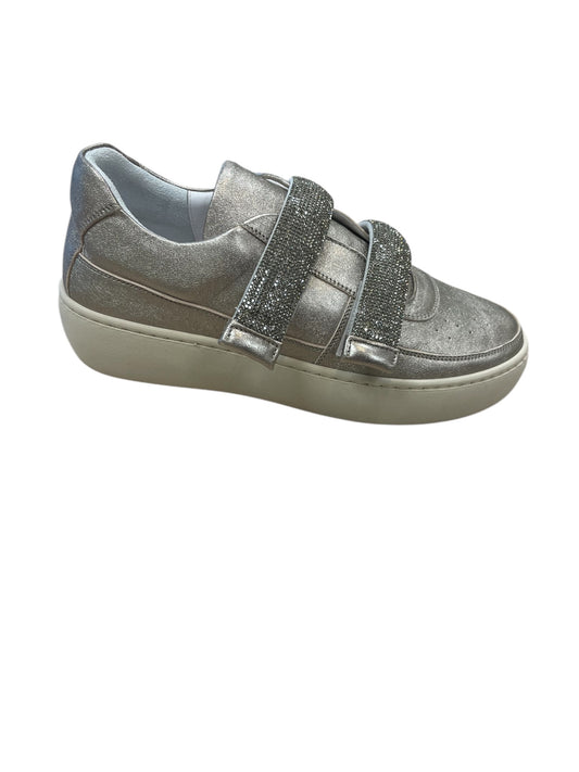 Fratelli Russo gold leather sneakers