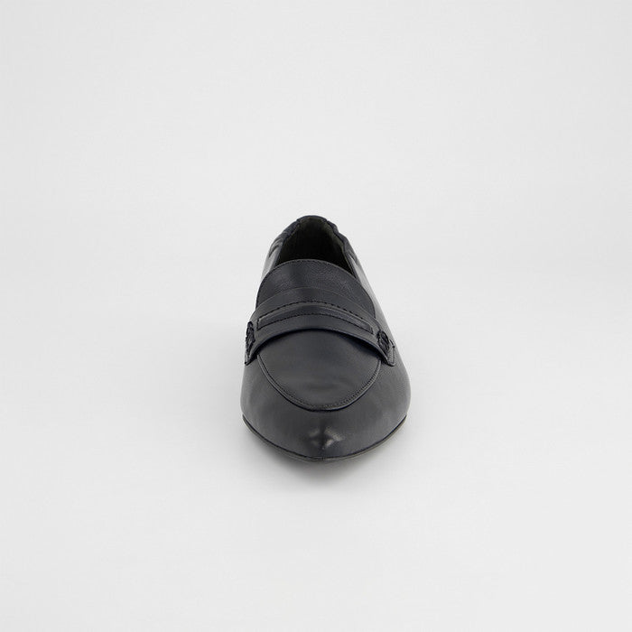 Paul Green navy leather loafers