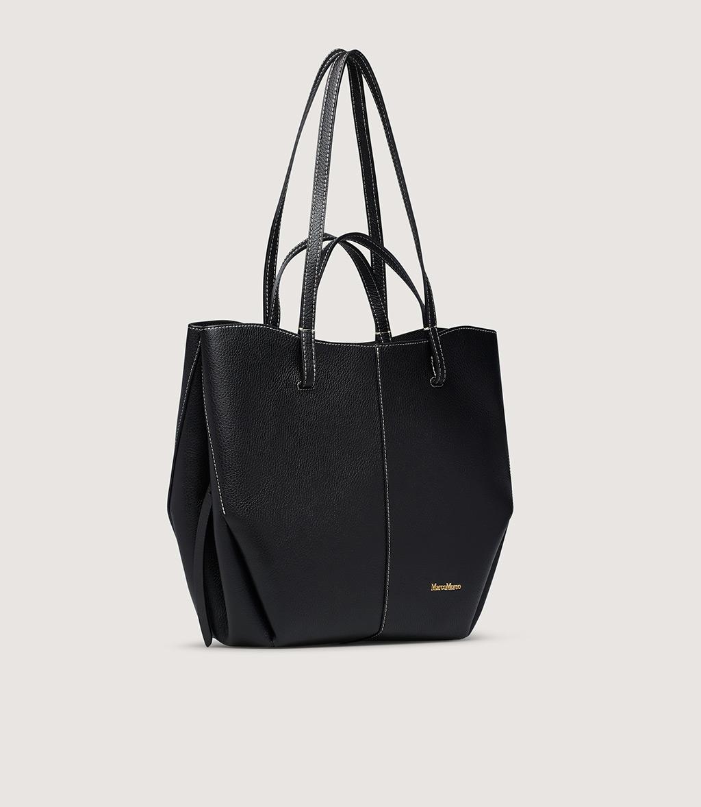 Marco Moreo black leather tote bag