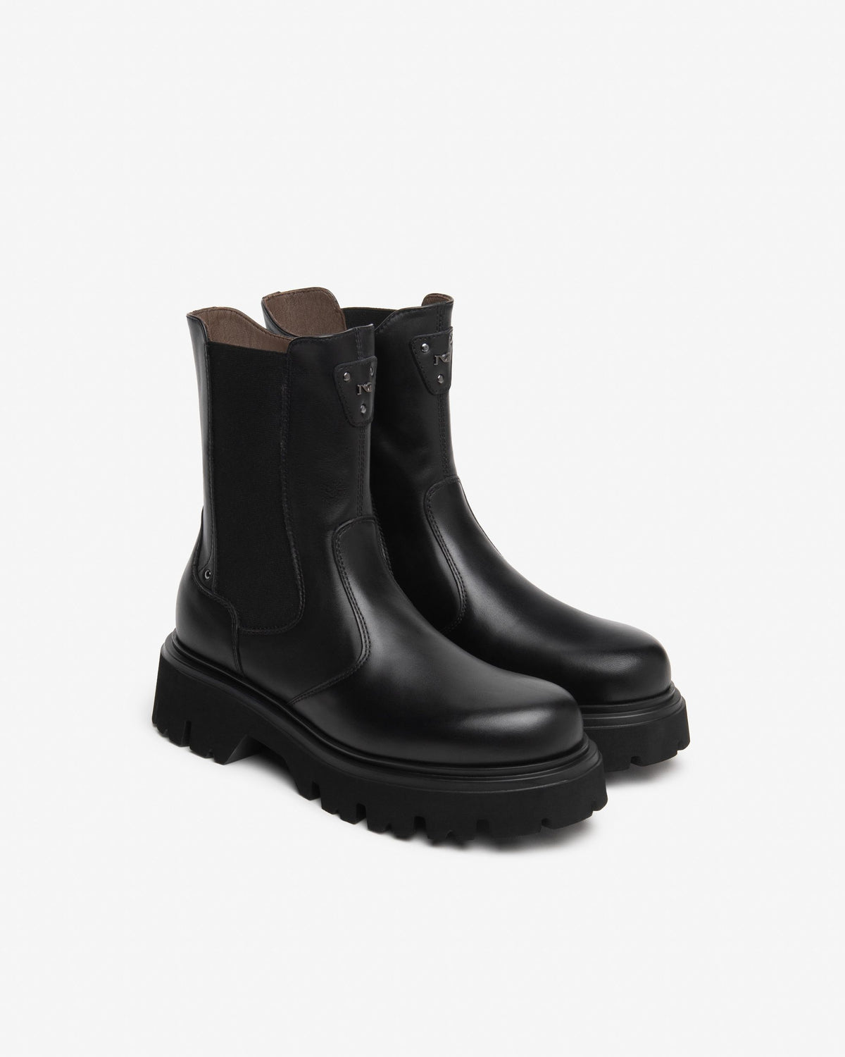 NeroGiardini black leather Chelsea boot