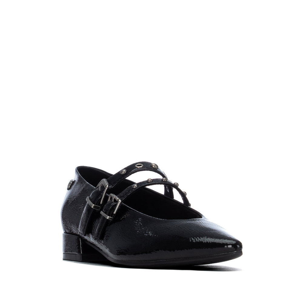 Carmela black patent leather Mary Jane shoes