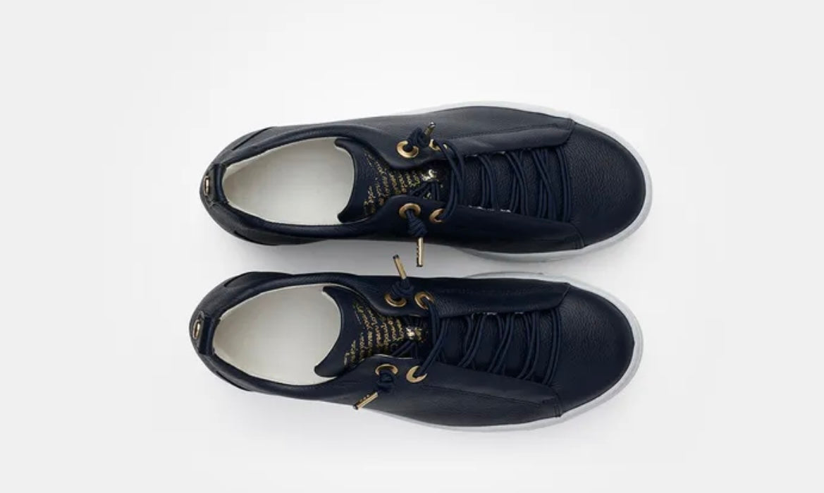 Paul Green navy platform sneakers