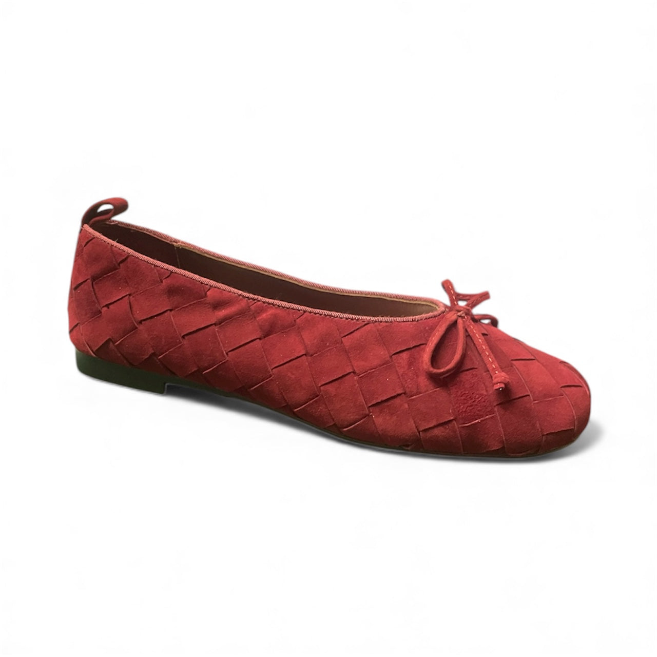 Pedro Anton burgundy suede ballerinas - Melissakshoes