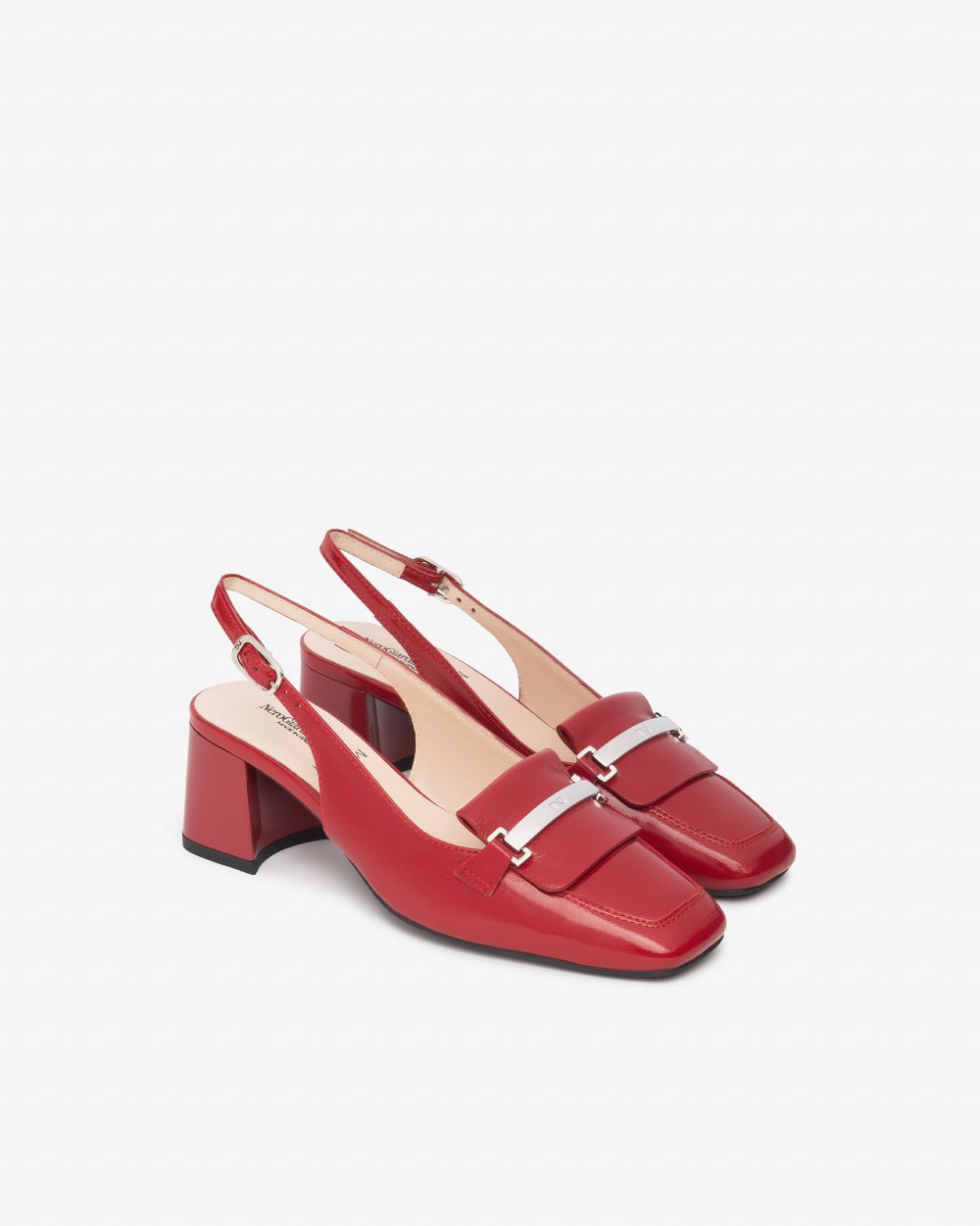 NeroGiardini red leather slingbacks - Melissakshoes