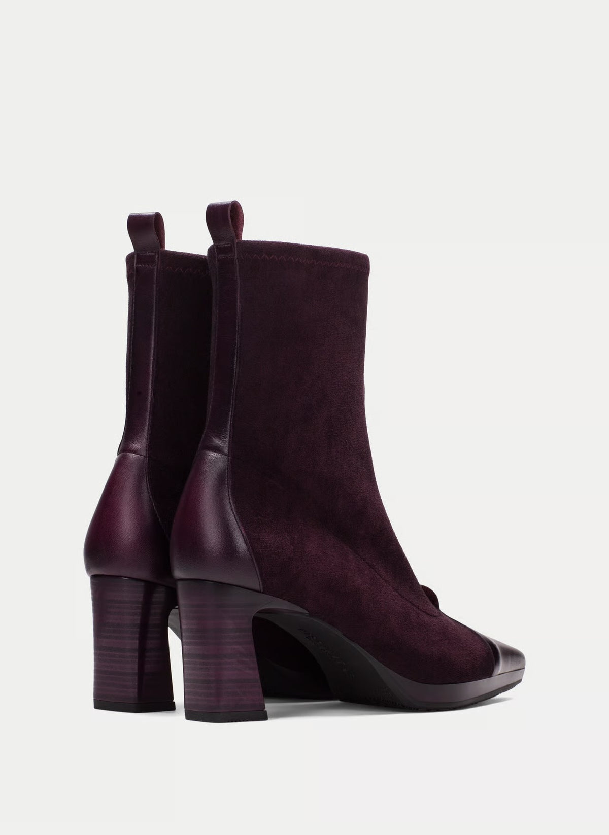 Hispanitas burgundy ankle boots