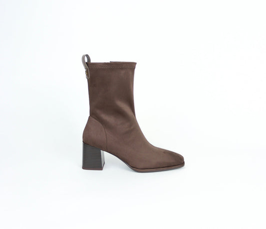 Lodi brown suede sock boot