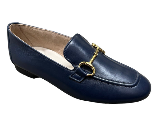 Paul Green navy leather loafer