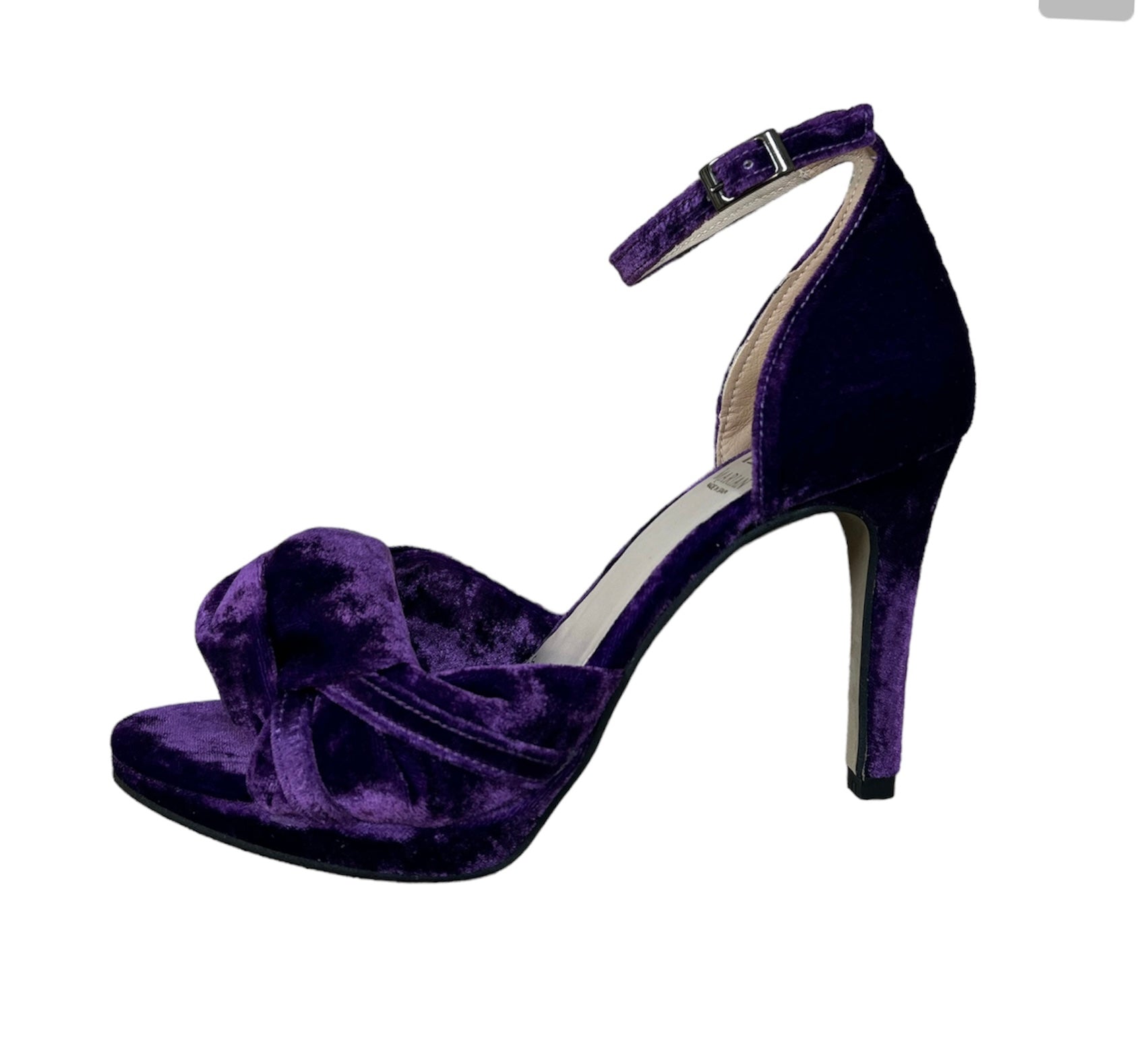 Marian purple velvet sandals - Melissakshoes
