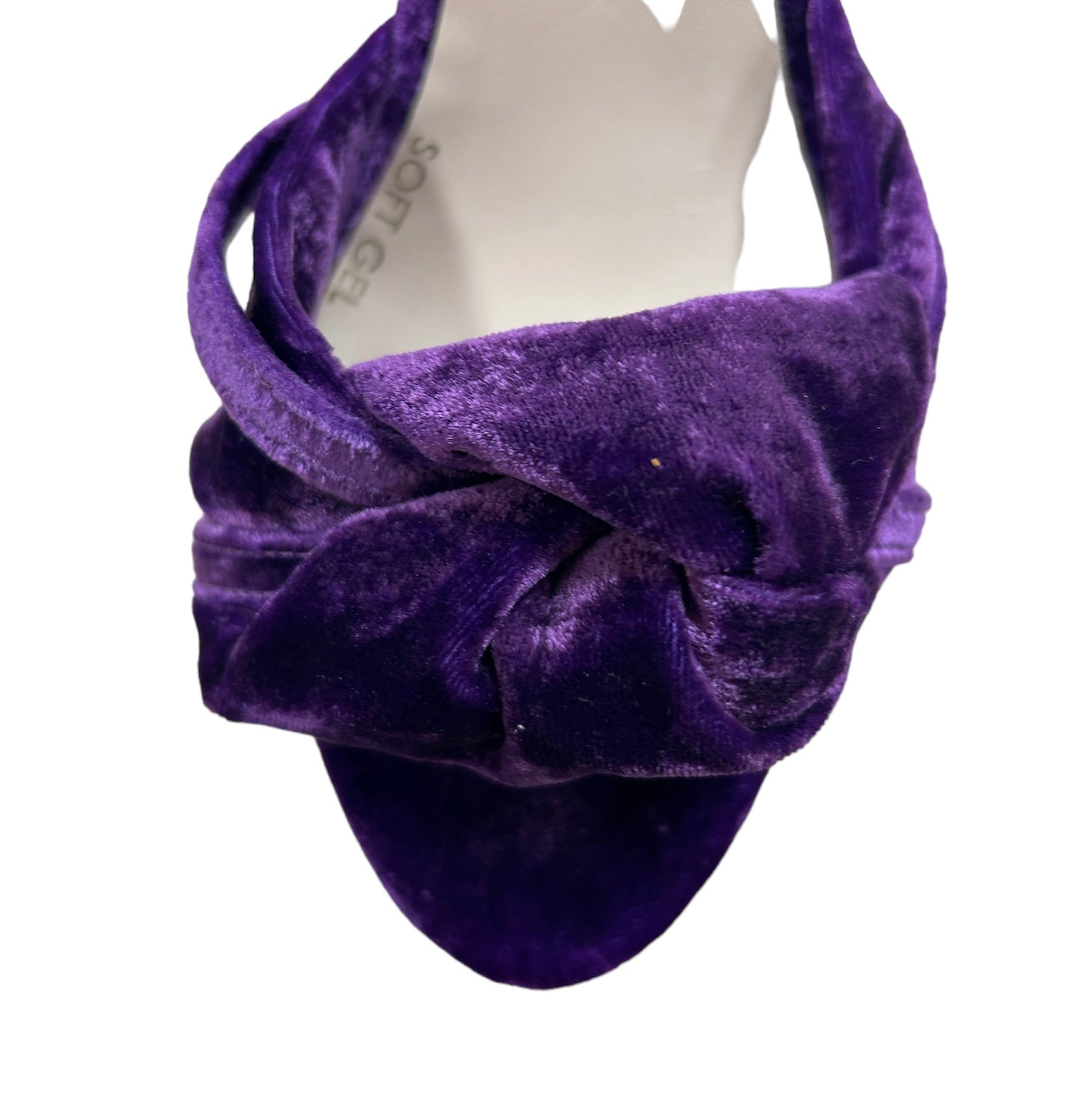 Marian purple velvet sandals - Melissakshoes