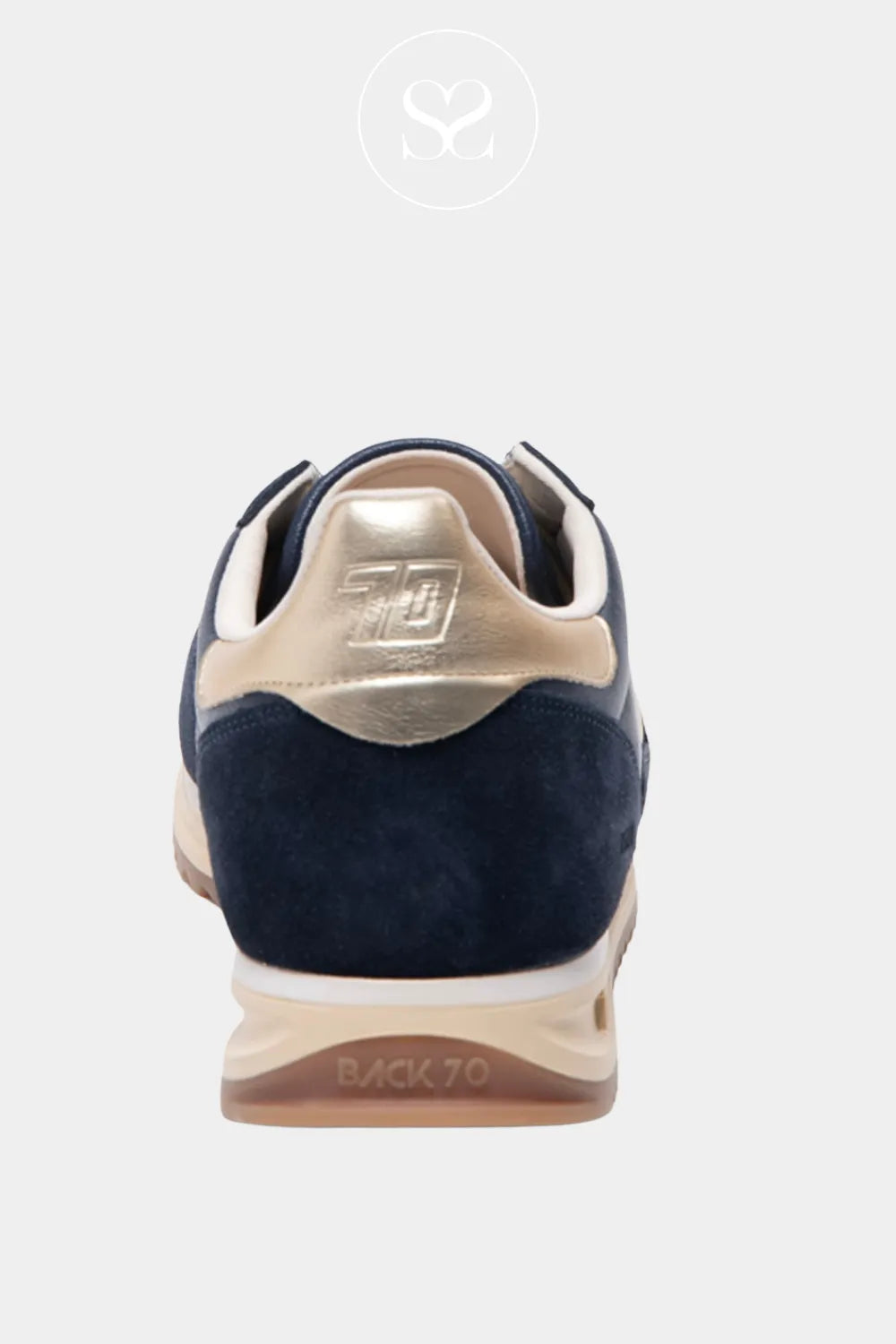 BACK 70 navy retro sneakers