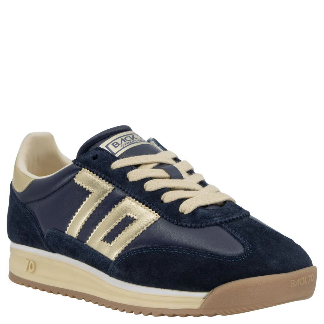 BACK 70 navy retro sneakers