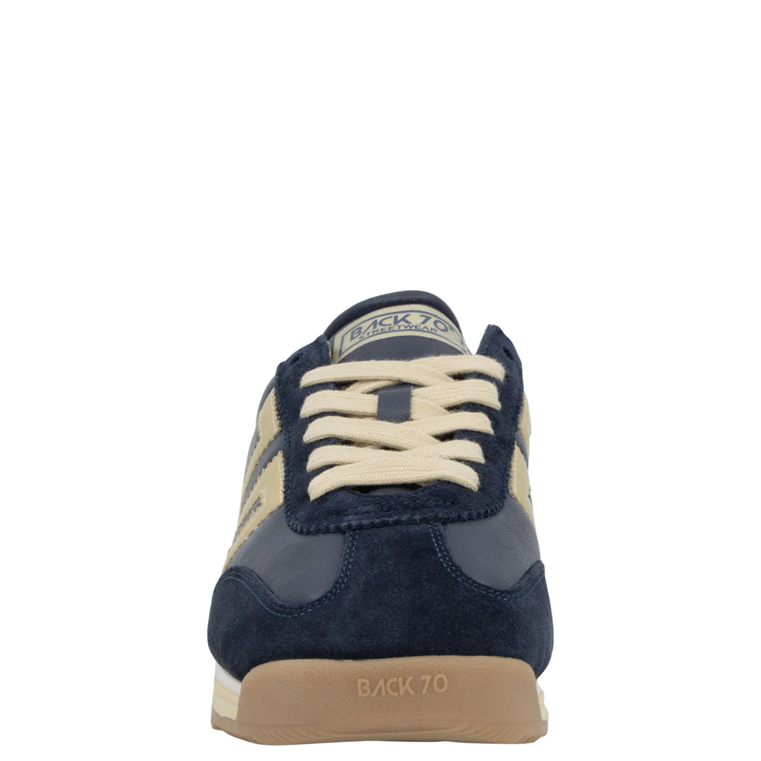 BACK 70 navy retro sneakers