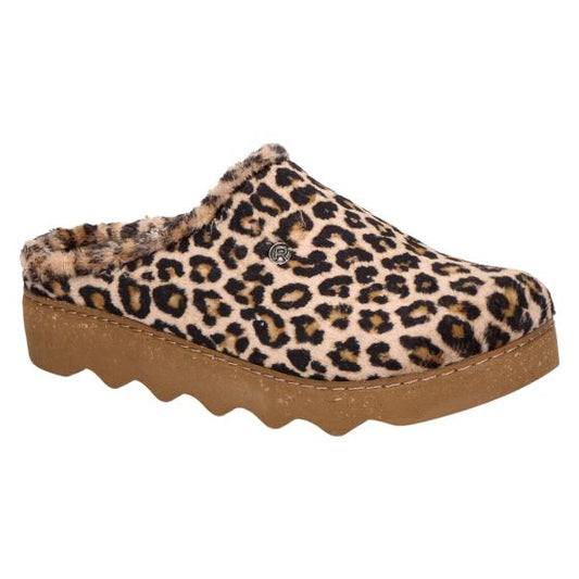 Rohde leopard print slippers