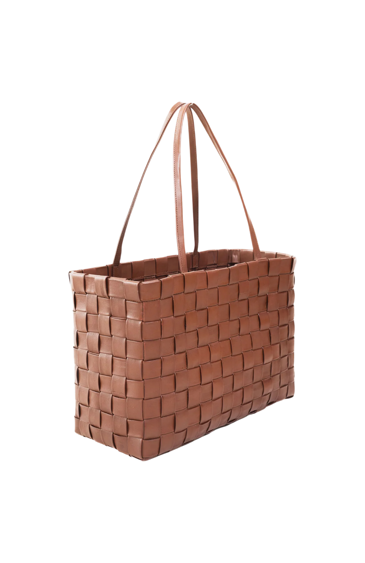 ALĒO Tessa toffee woven shopper - Melissakshoes
