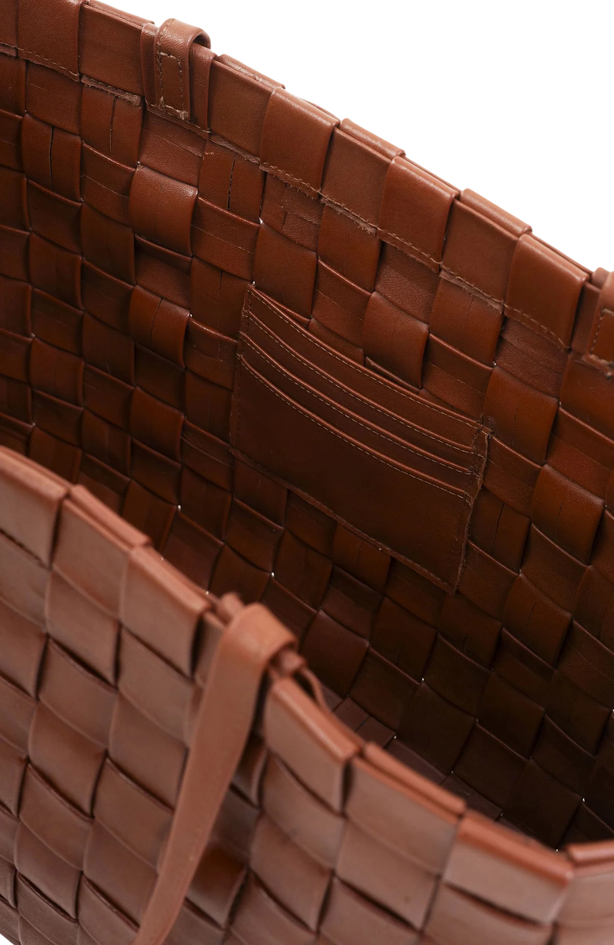 ALĒO Tessa toffee woven shopper - Melissakshoes