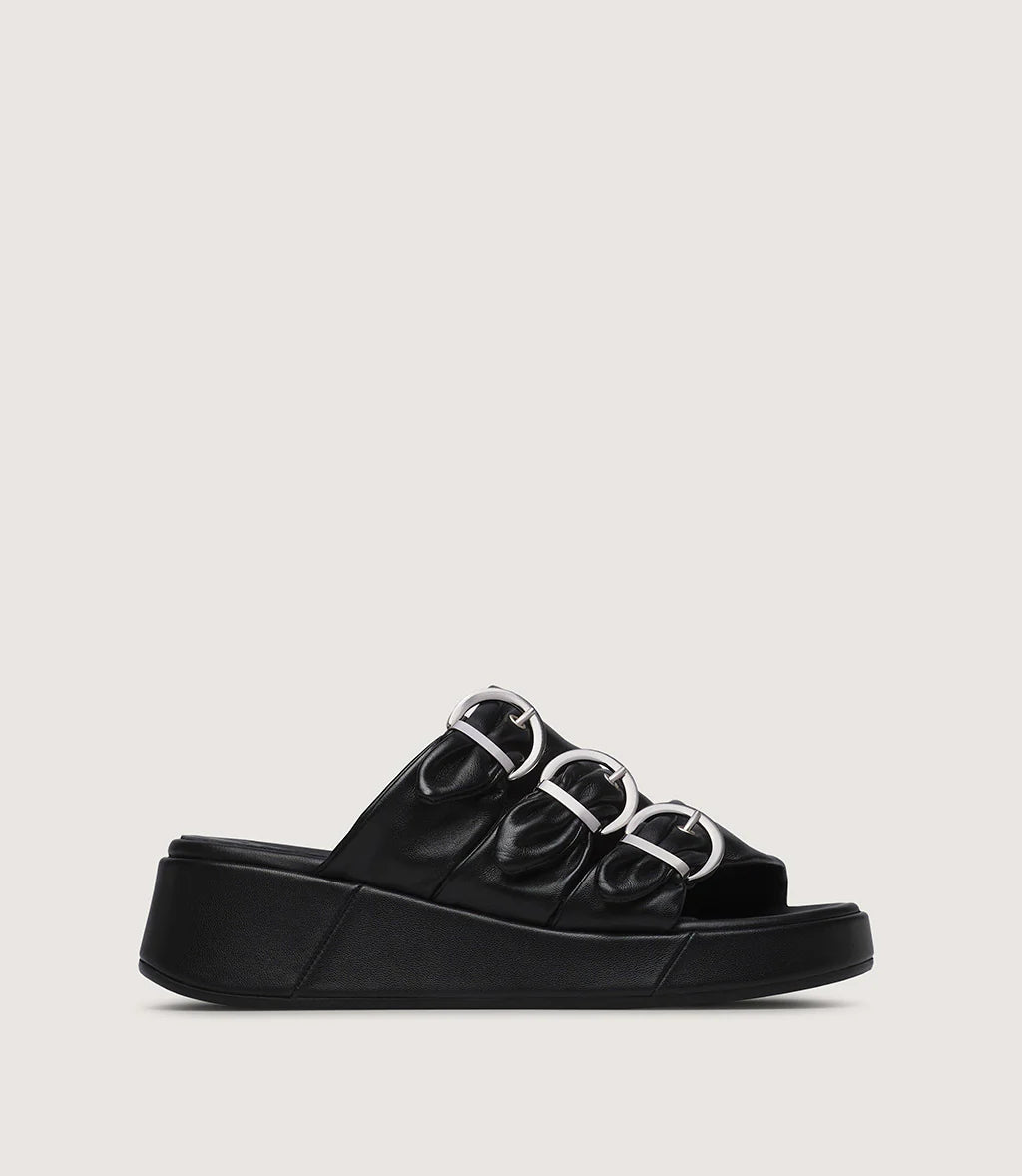 Marco Moreo black leather sandals