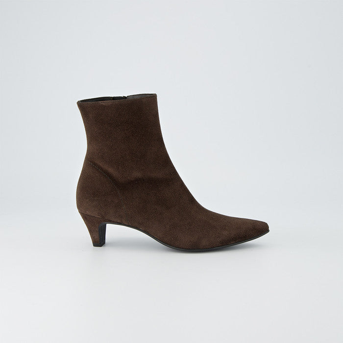 Paul Green brown suede ankle boot