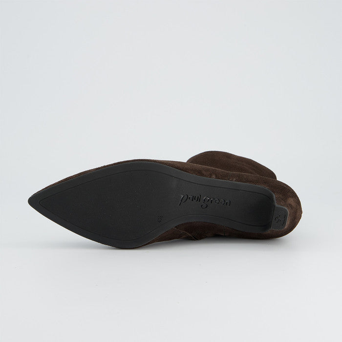 Paul Green brown suede ankle boot