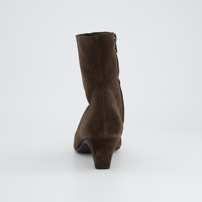 Paul Green brown suede ankle boot