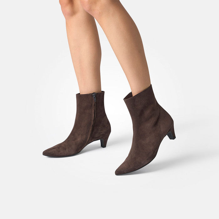 Paul Green brown suede ankle boot