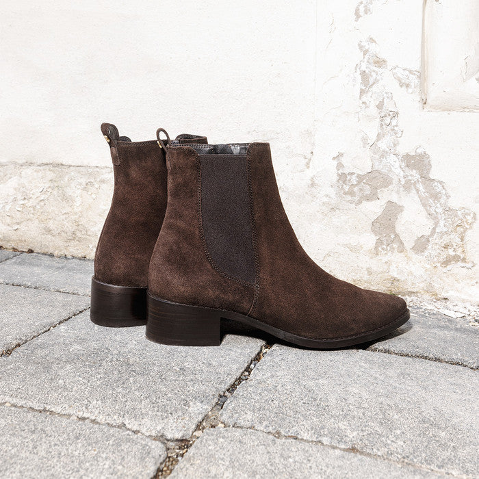 Paul green brown suede Chelsea boots