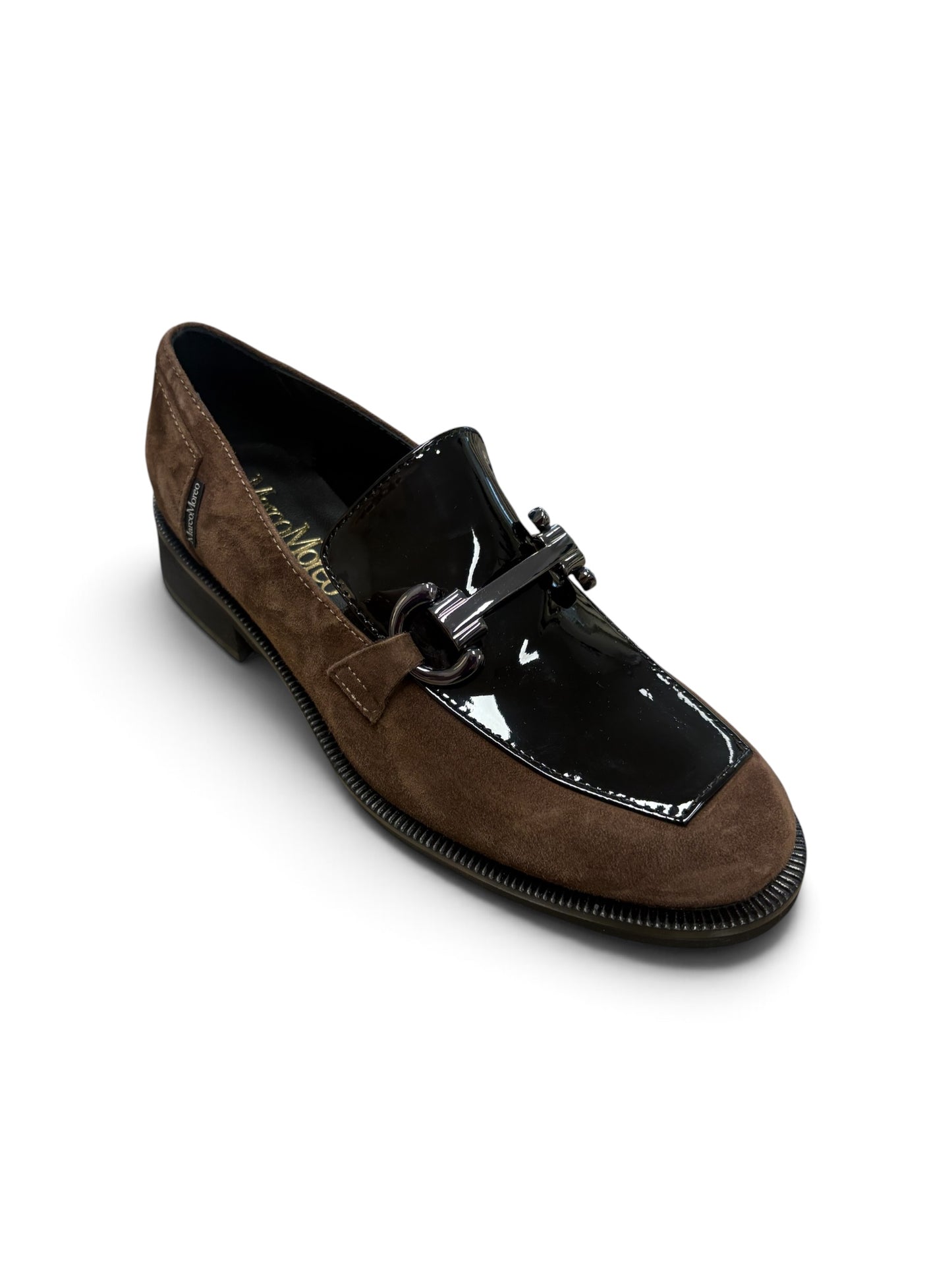 MarcoMoreo Brown and black loafers