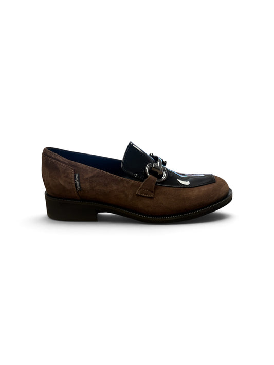 MarcoMoreo Brown and black loafers