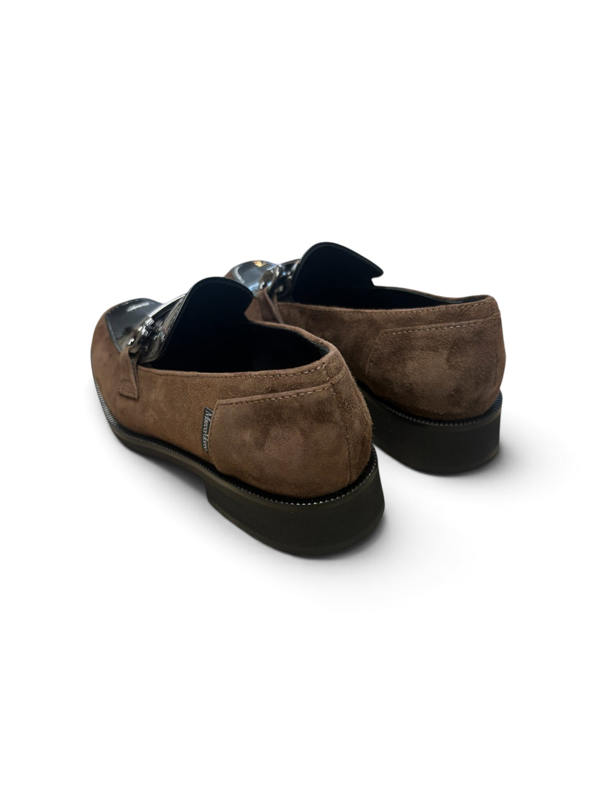 MarcoMoreo Brown and black loafers