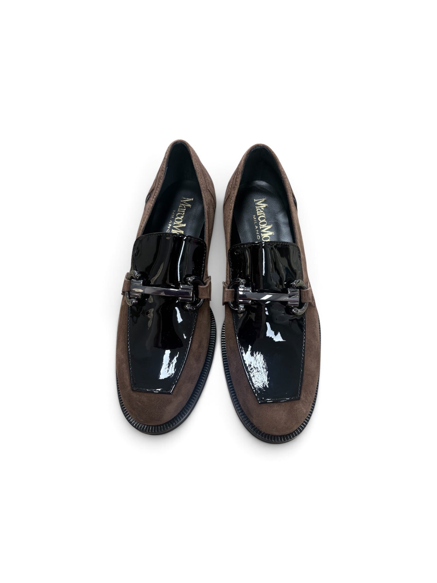 MarcoMoreo Brown and black loafers