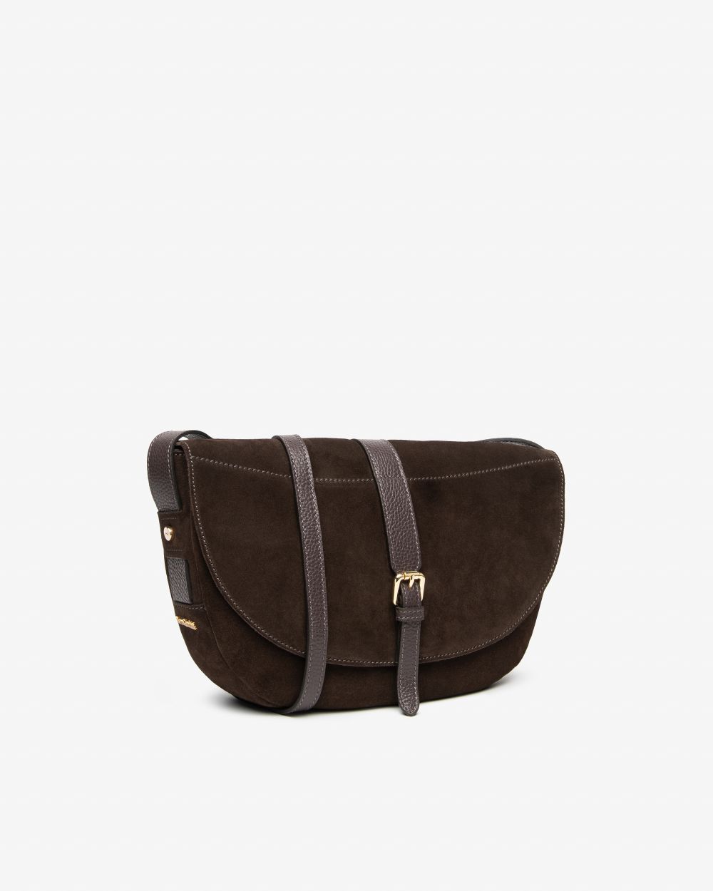 NeroGiardini brown suede crossbody