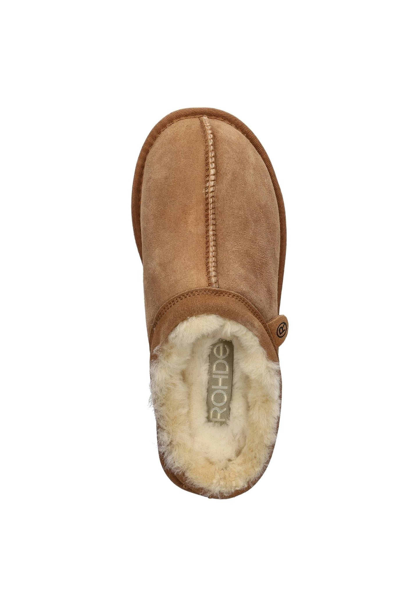 Rohde tan sheepskin slippers
