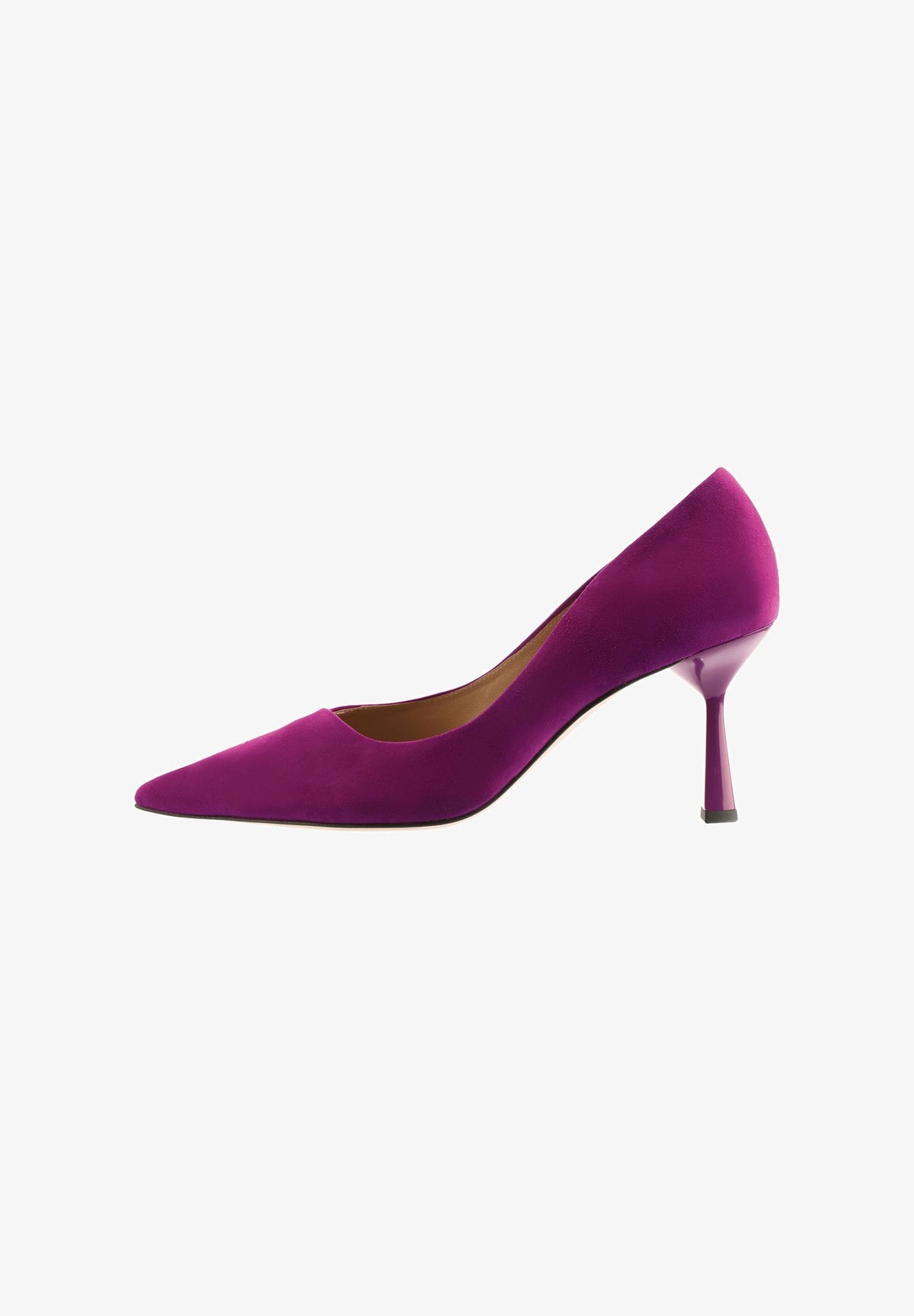 Hōgl violet pink suede stiletto