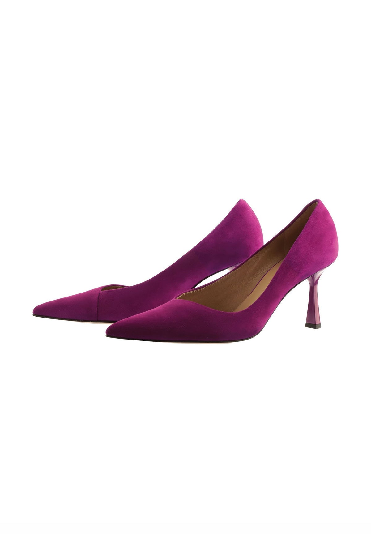 Hōgl violet pink suede stiletto