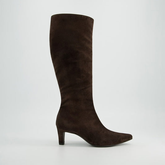 Paul green brown suede knee high boots