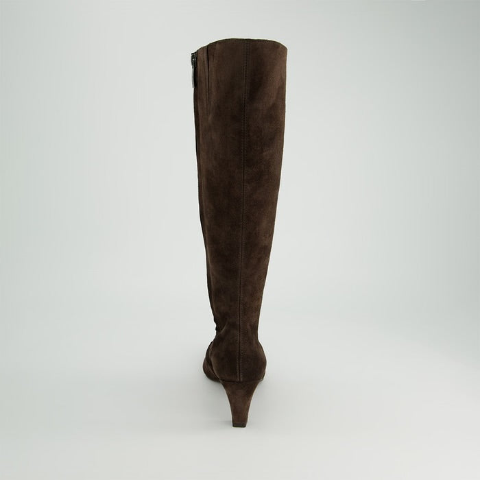 Paul green brown suede knee high boots