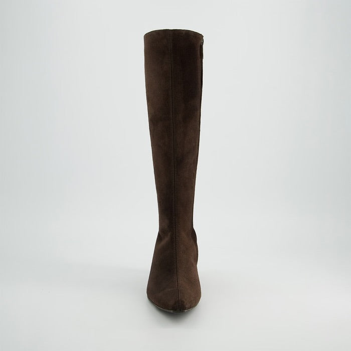 Paul green brown suede knee high boots