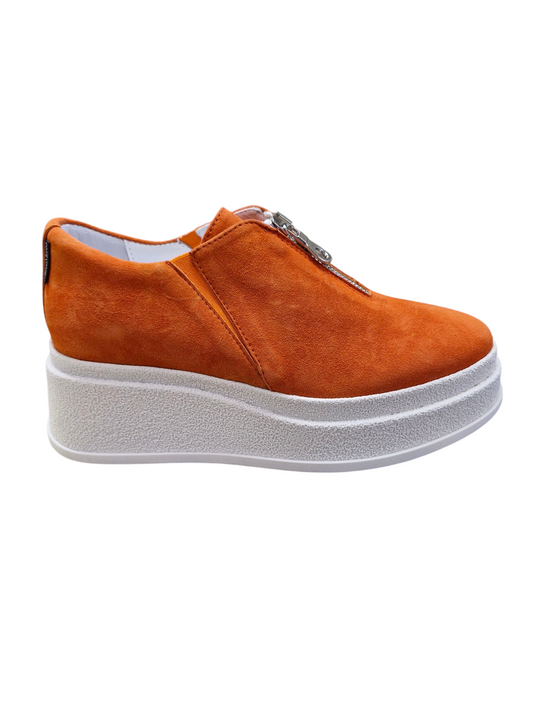 Marco Moreo lobster suede platform wedge