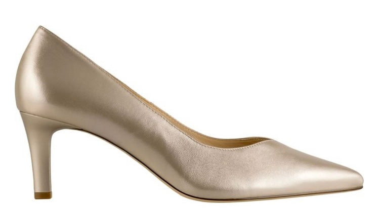 Hōgl bronze leather court shoes - Melissakshoes