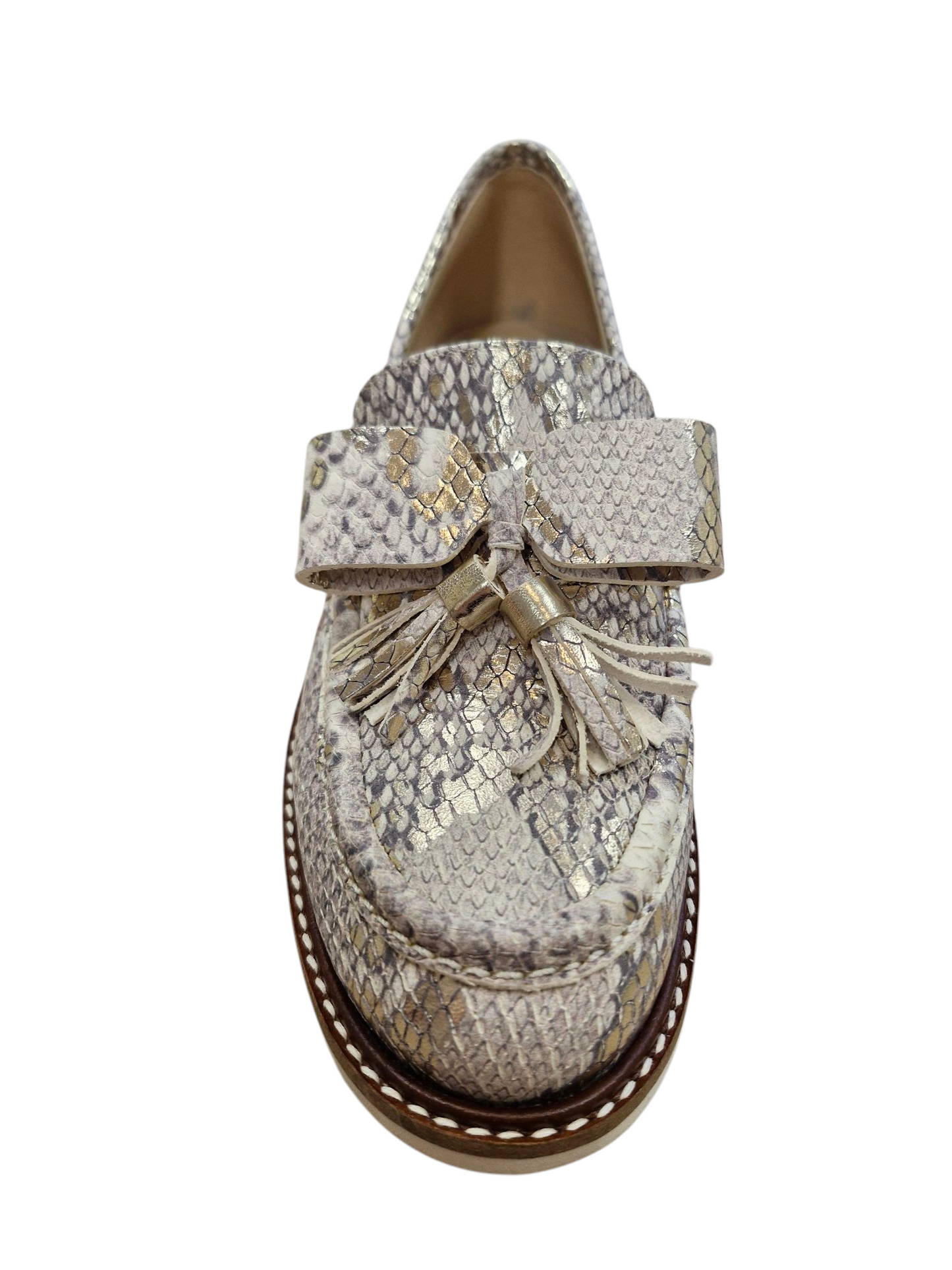 Marian snake skin loafer