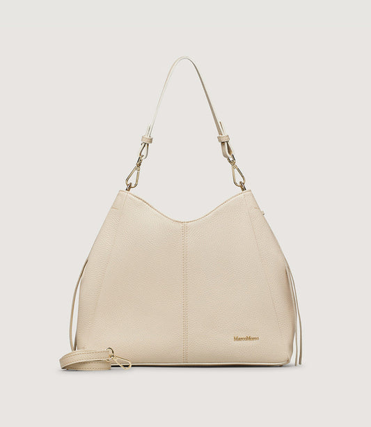 Marco Moreo cream leather bag - Melissakshoes