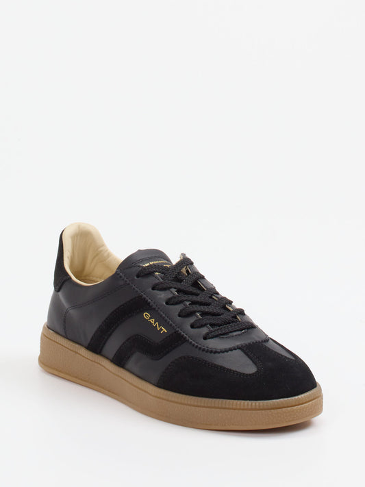 Gant black leather retro sneaker