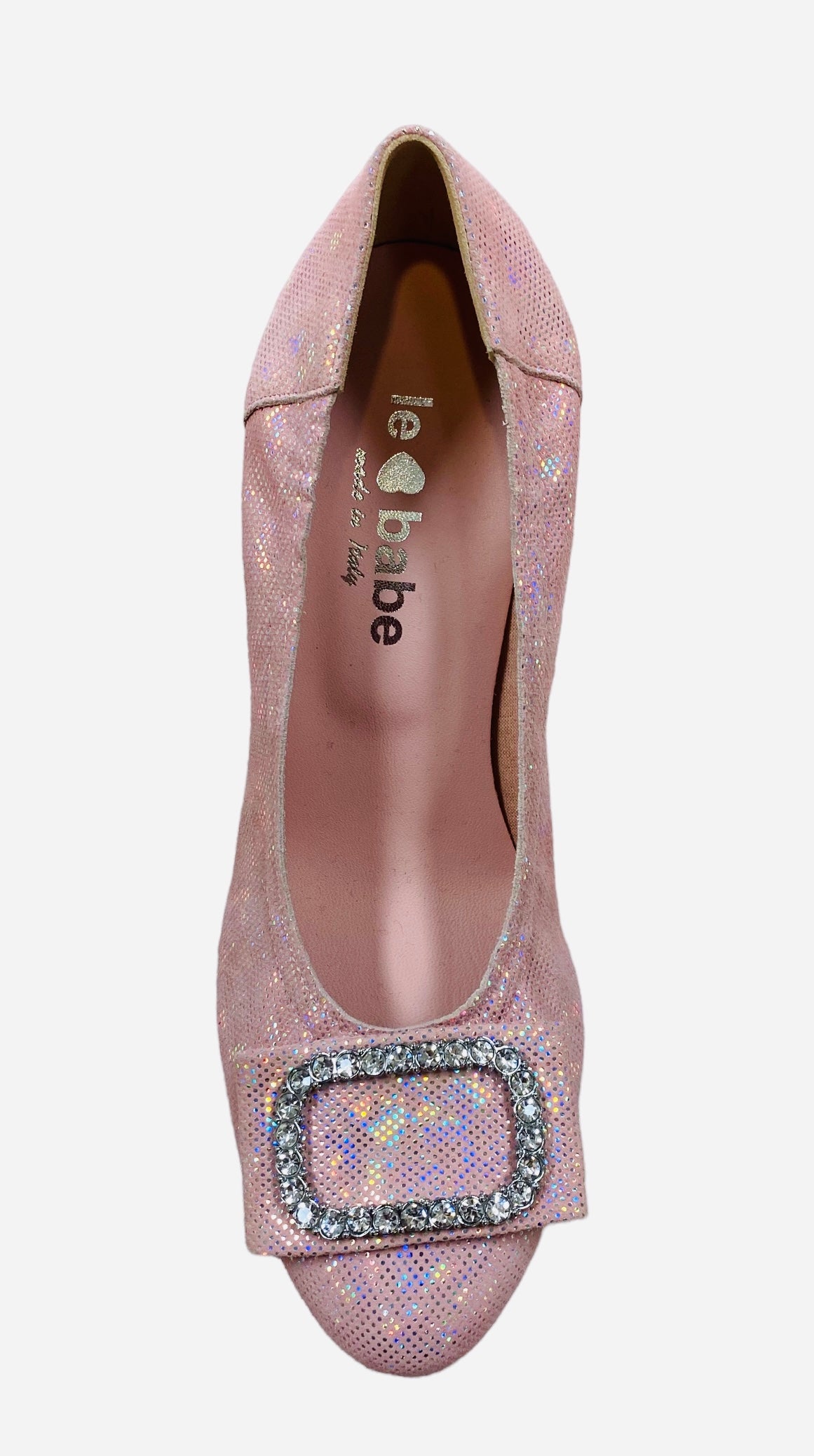 Lebabe blush silver shoe - Melissakshoes