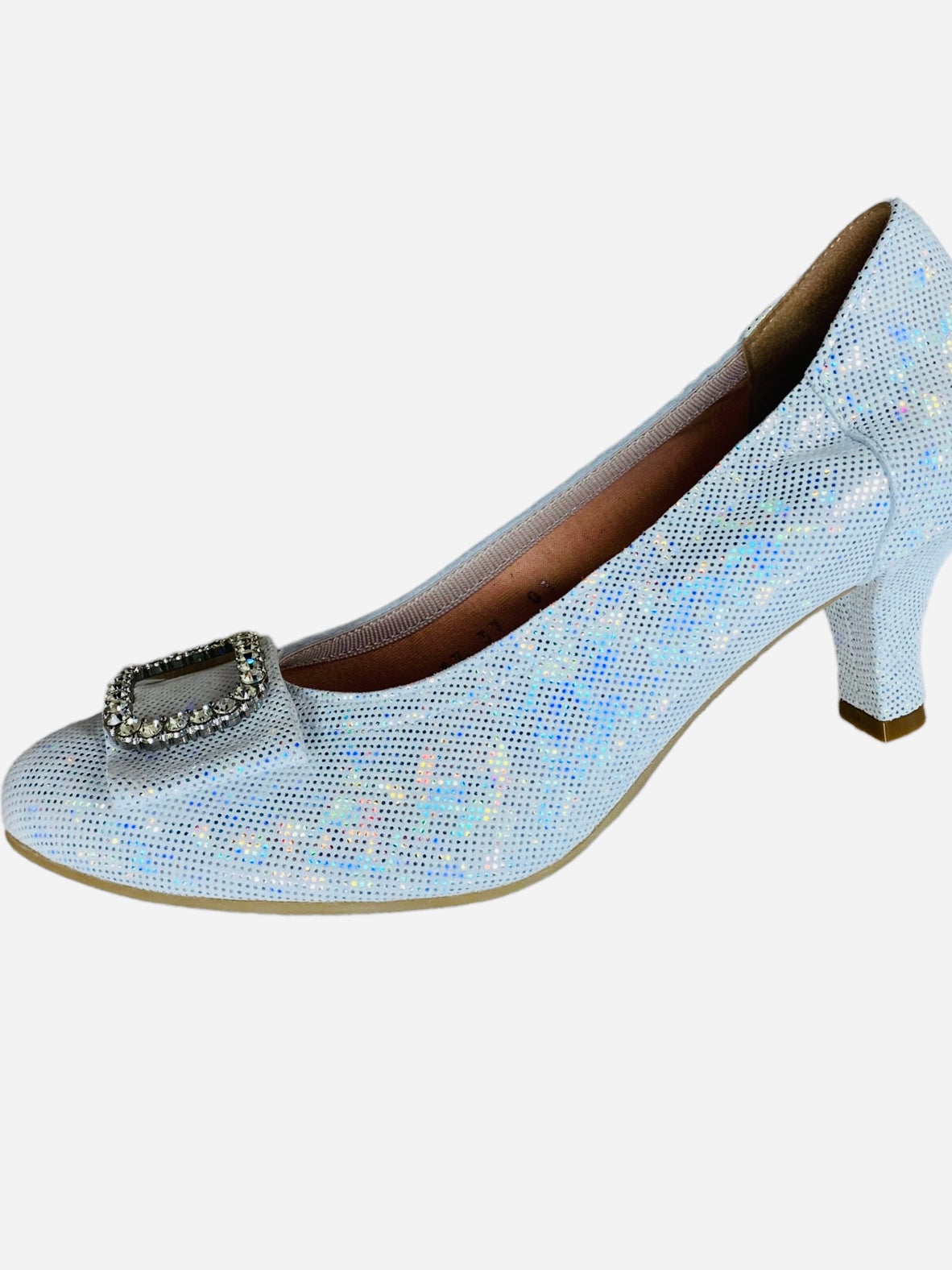 Lebabe white silver shoe - Melissakshoes