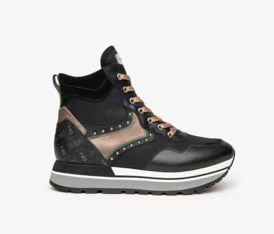 NeroGiardini black hightop sneaker - Melissakshoes